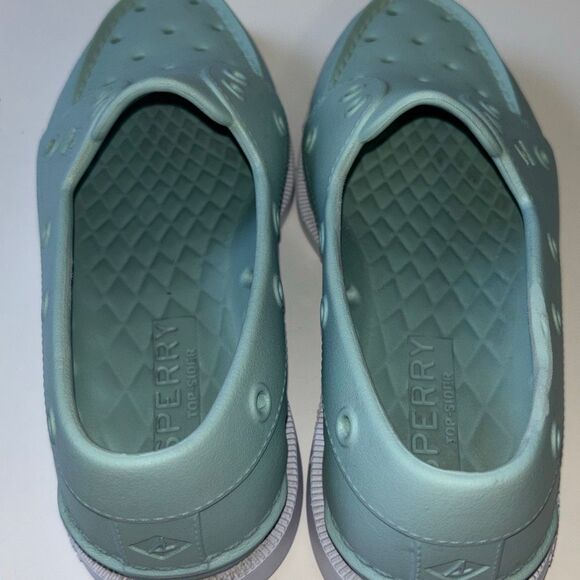 Unisex Sperry Top Sider Float Boat Light Blue shoe deck W 7.5 worn 1x - Picture 5 of 6